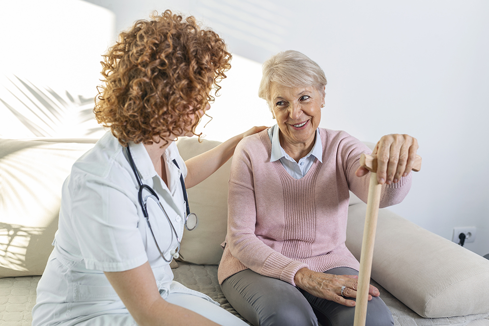 Caring for an elderly person