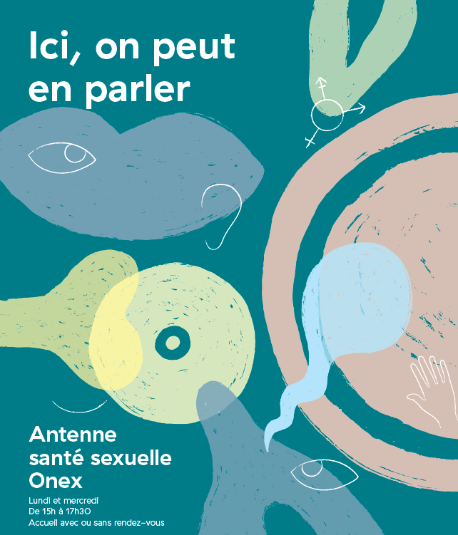 Affiche de l'Antenne de santé sexuelle d'Onex